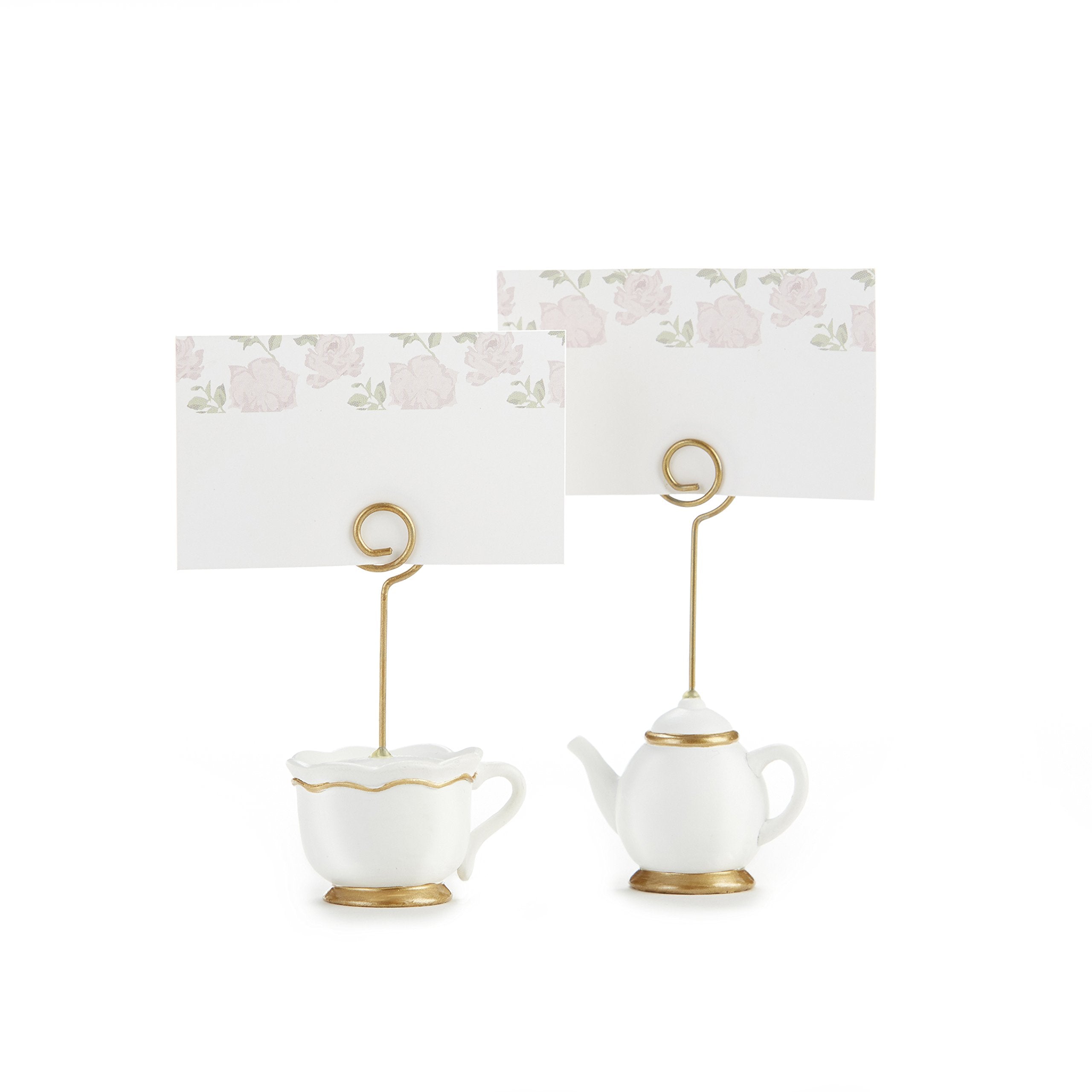 Kate Aspen Tea Time Whimsy teapot base securely holds place cards