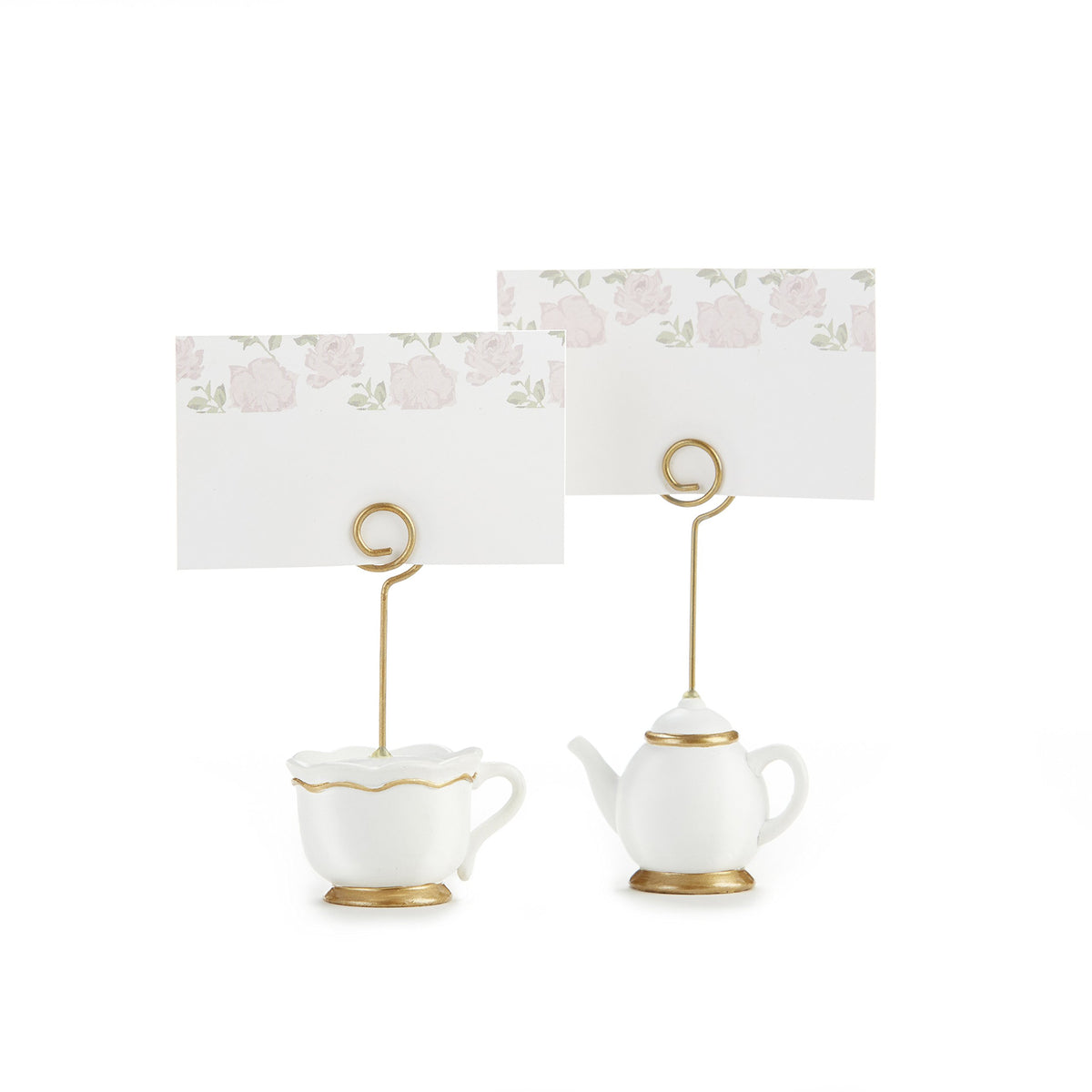 Kate Aspen Tea Time Whimsy teapot base securely holds place cards