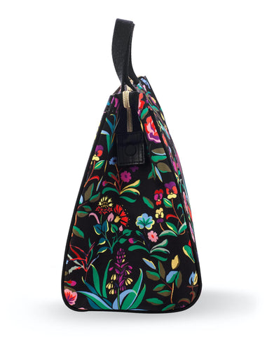 Kate Spade lunch bag with flat base design for stable countertop use