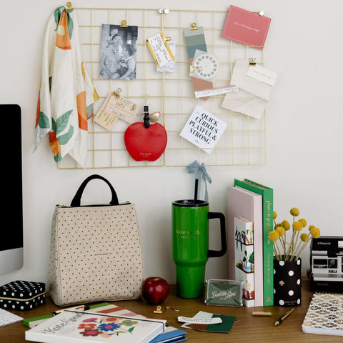 kate spade new york cute lunch bag travel-ready and lightweight for easy packing.