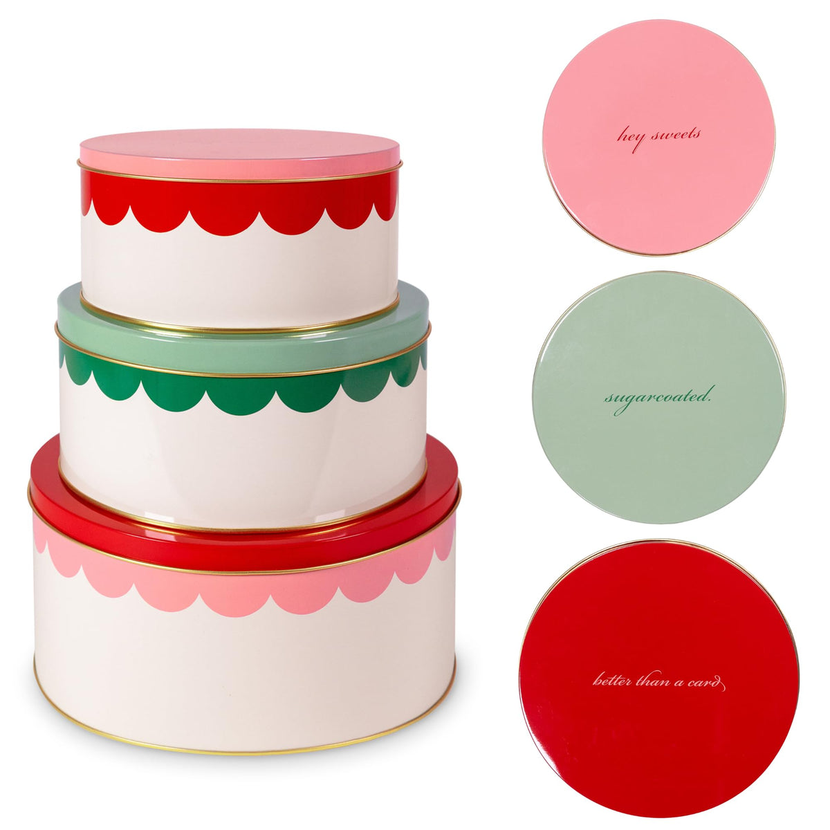 kate spade new york decorative tin small with lid perfect for cookies and snacks.