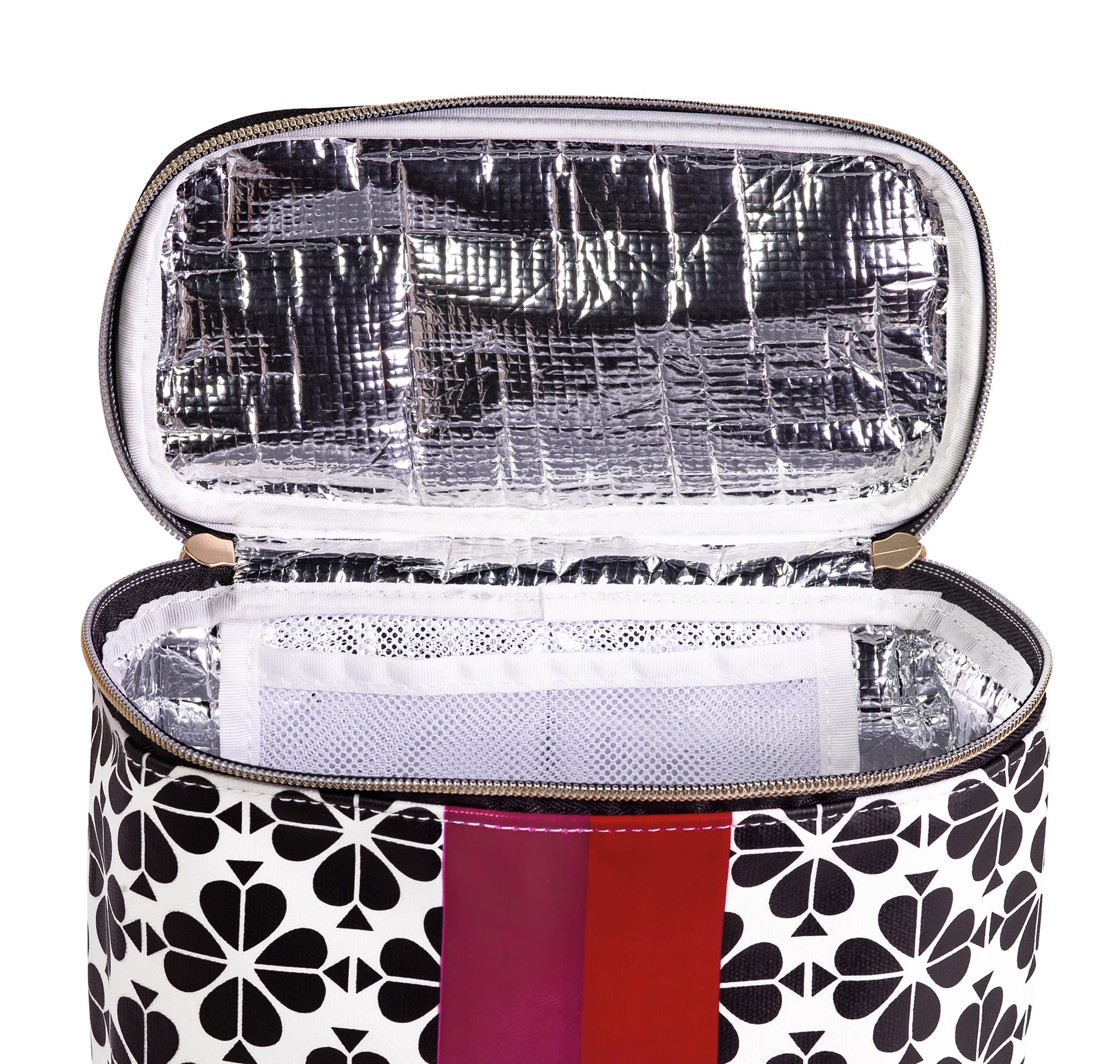 kate spade new york insulated lunch tote handle close-up, durable daily carry