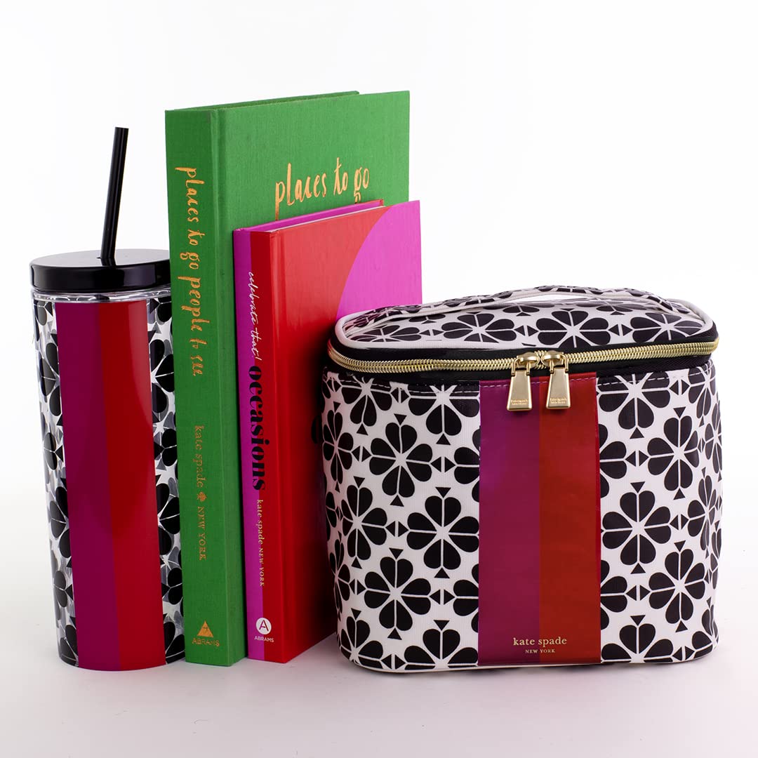 kate spade new york insulated lunch tote interior, keeps temperatures steady