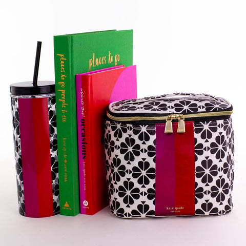 kate spade new york insulated lunch tote interior, keeps temperatures steady