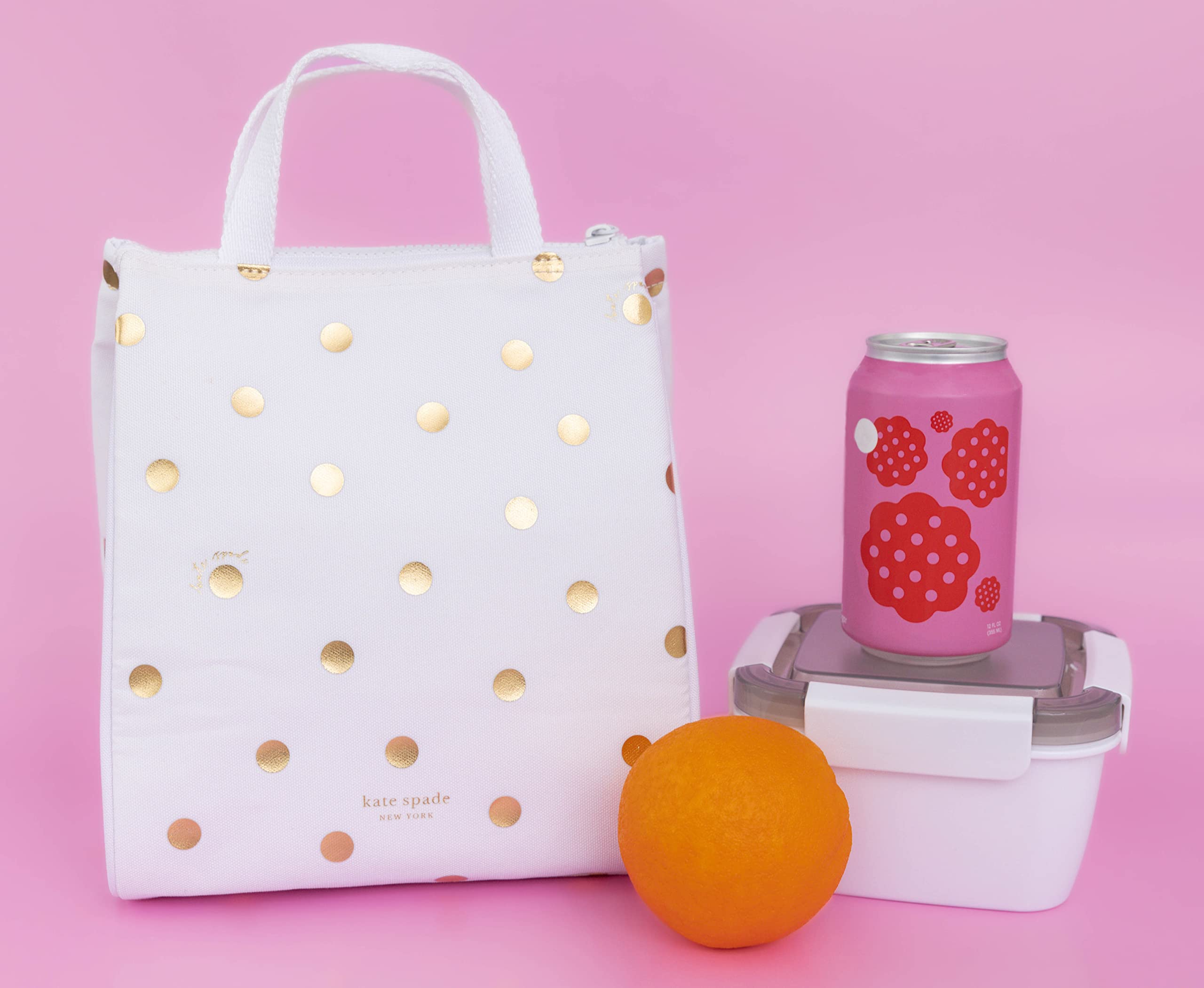 Kate Spade New York lunch tote large capacity for lunches and snacks
