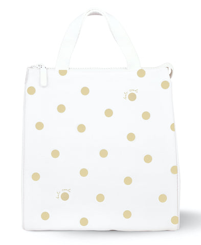Kate Spade New York lunch tote with secure zip closure for on-the-go meals