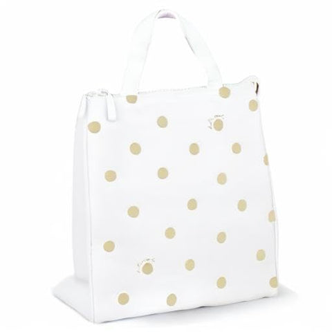 Kate Spade New York lunch tote storage pocket for utensils and napkins