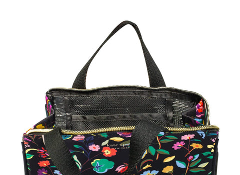 Kate Spade New York insulated interior keeps snacks fresh with silver lining
