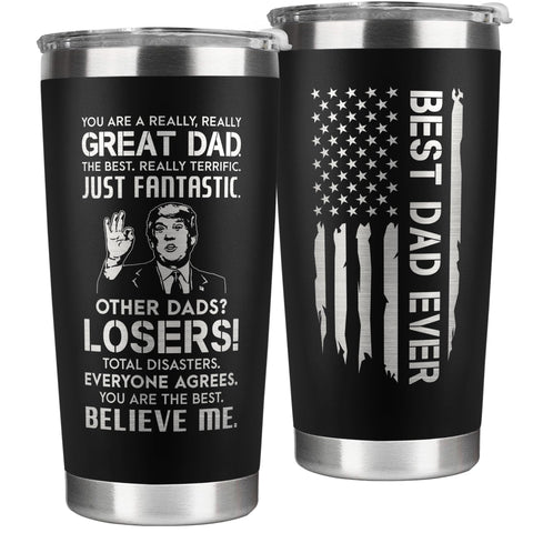 Katladiz 20oz tumbler with colorful design for dad on the go