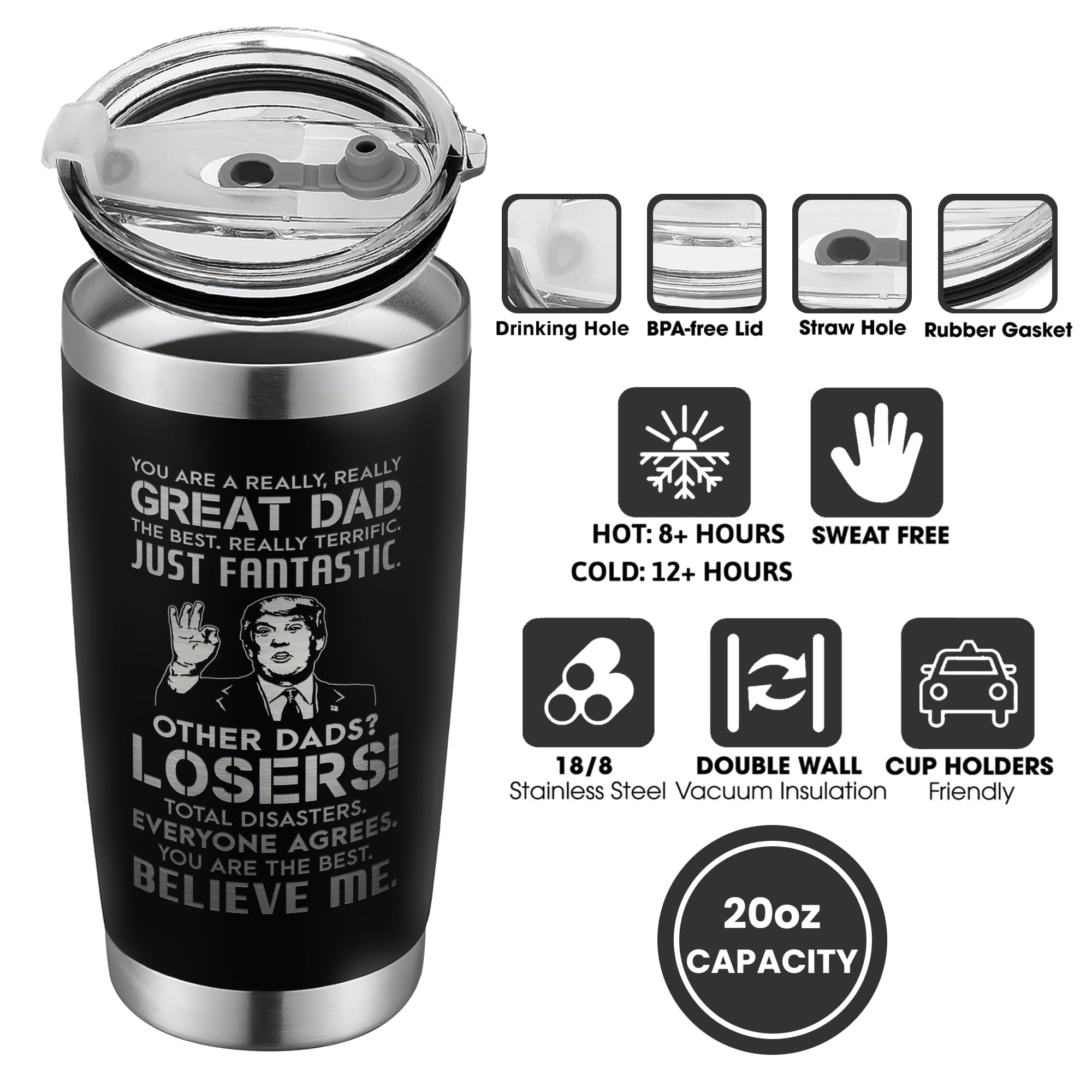 Gift-ready presentation makes a thoughtful new dad gift