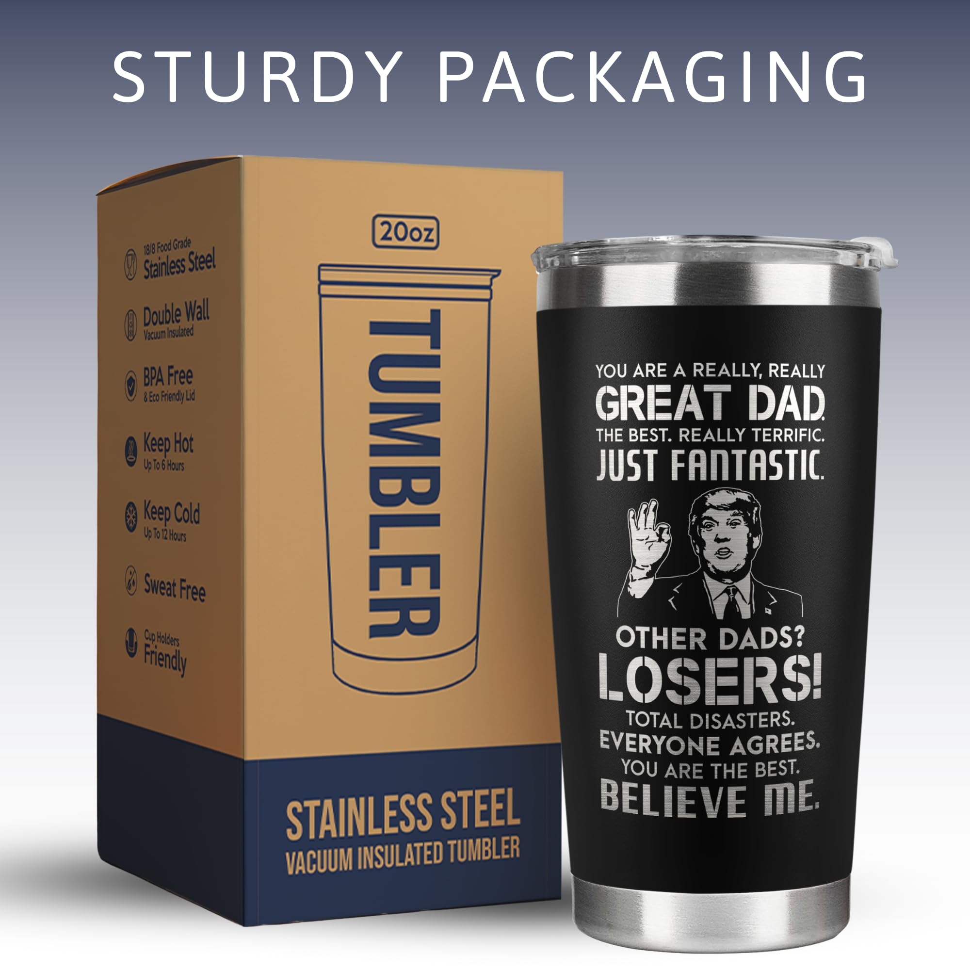 Sturdy, rust-resistant stainless steel for everyday use