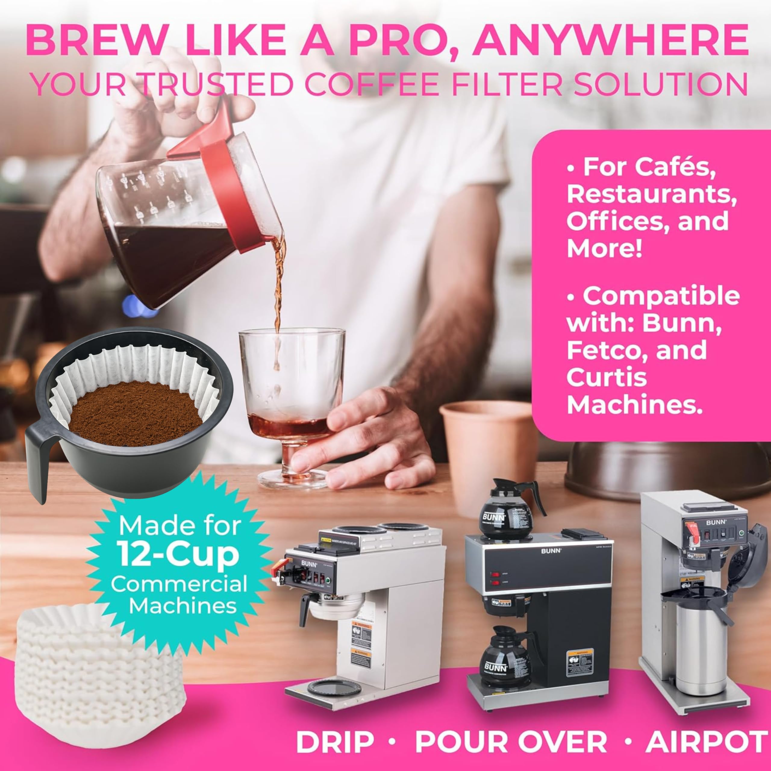 DRINK KATY'S 500-count bulk pack keeps cafes stocked and saving space.
