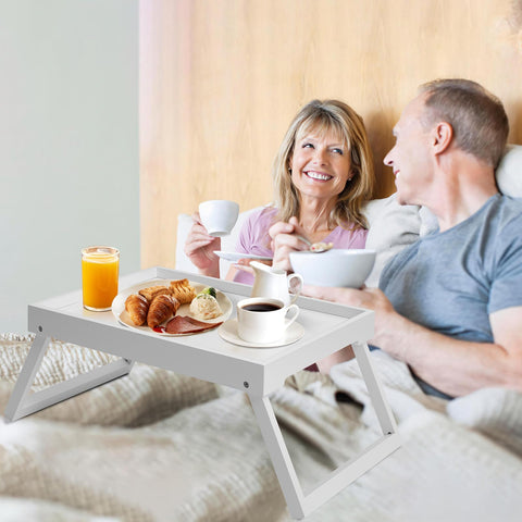 Kaukinye bamboo bed tray breakfast-in-bed for convenient meals in bed.