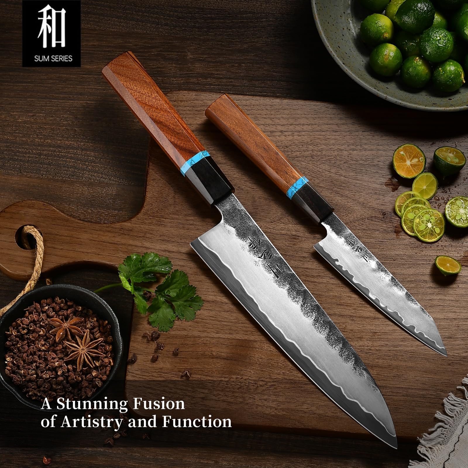 Artisan craftsmanship evident in layered steel patterns of KH-6601.