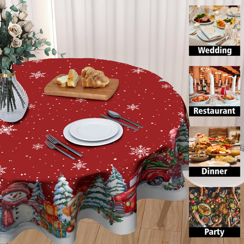 Kawani tablecloth suitable for indoor and outdoor winter gatherings