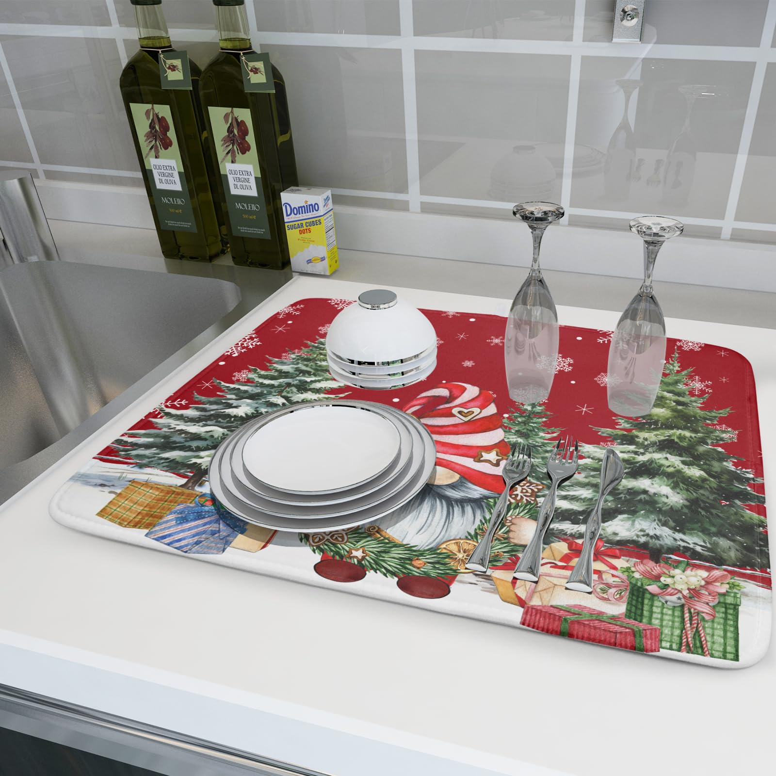 Kawani easy-care drying mat with hanging loop for simple drying storage