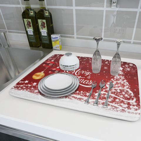 Kawani machine-washable dish drying mat stays soft after cold-cycle washes.