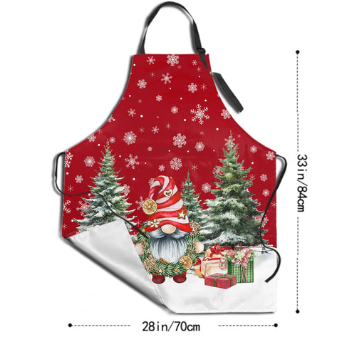 Kawani apron with adjustable neck strap for a comfortable fit.
