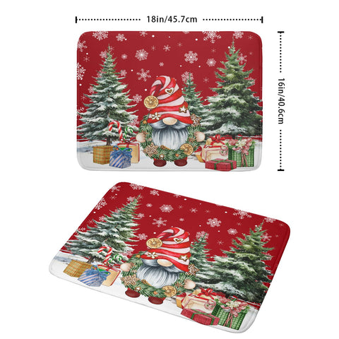 Kawani snowflake pattern kitchen mat adds festive style while protecting surfaces