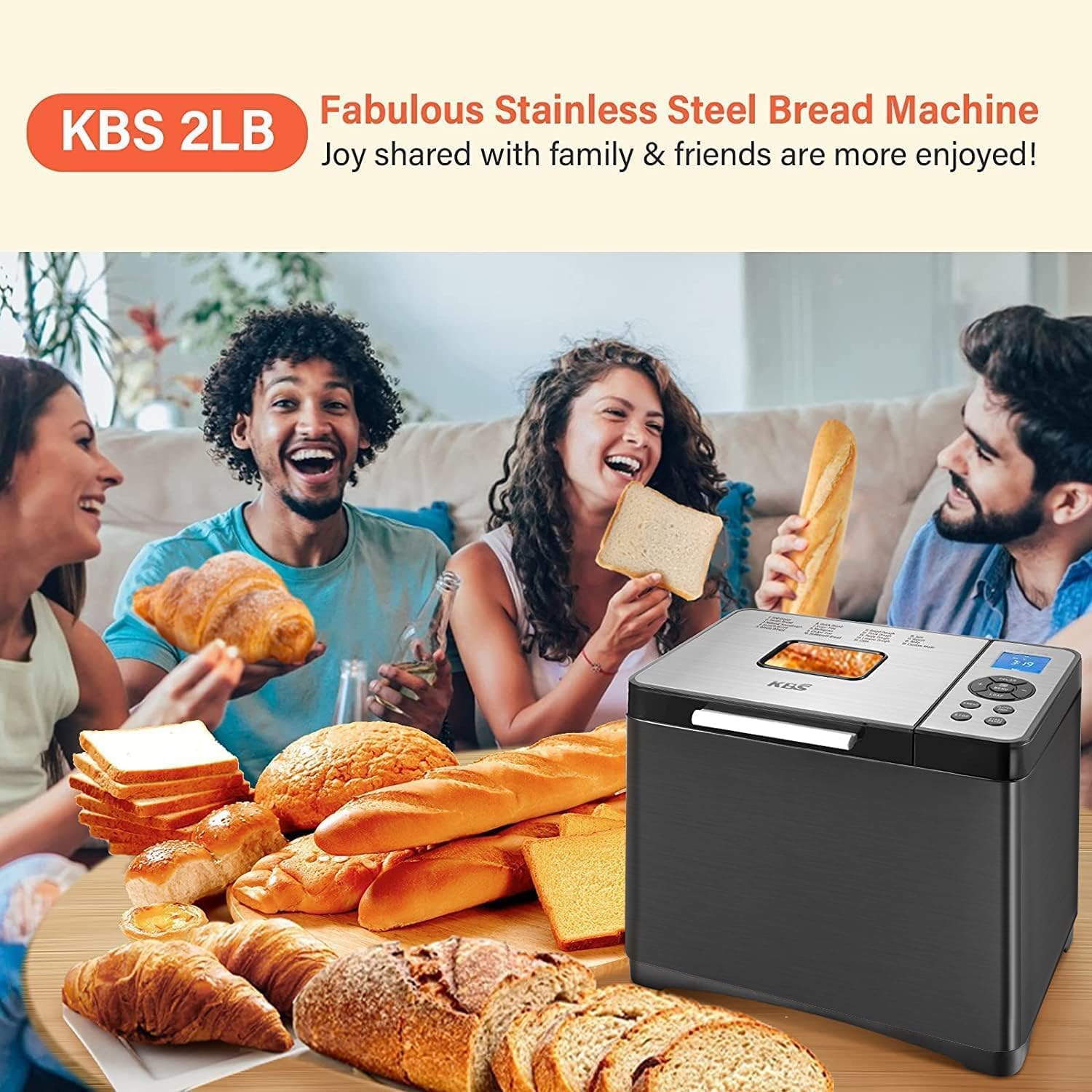 KBS accessories included simplify setup and ongoing baking with recipes.