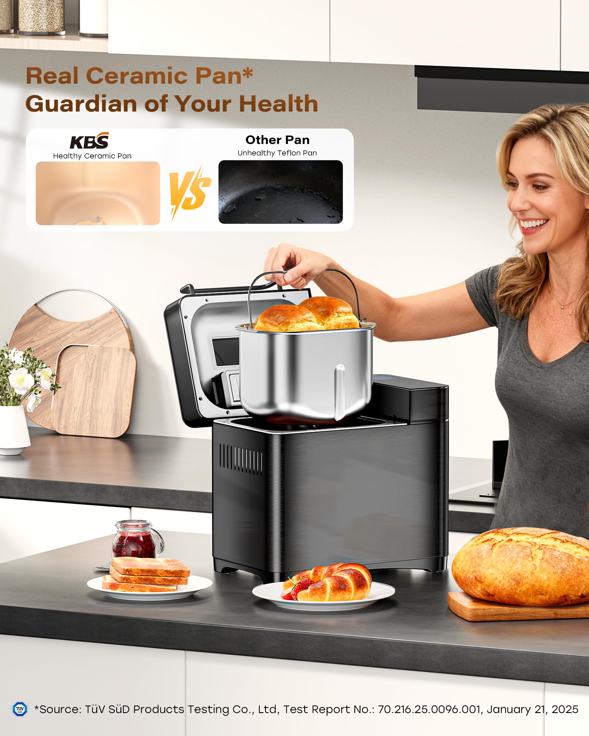 KBS auto nut dispenser demonstrating hands-free ingredient timing