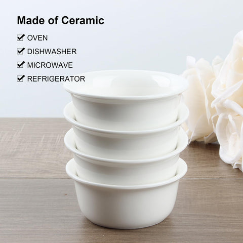 KCGANI ceramic fondue bowl suitable for chocolate and desserts.