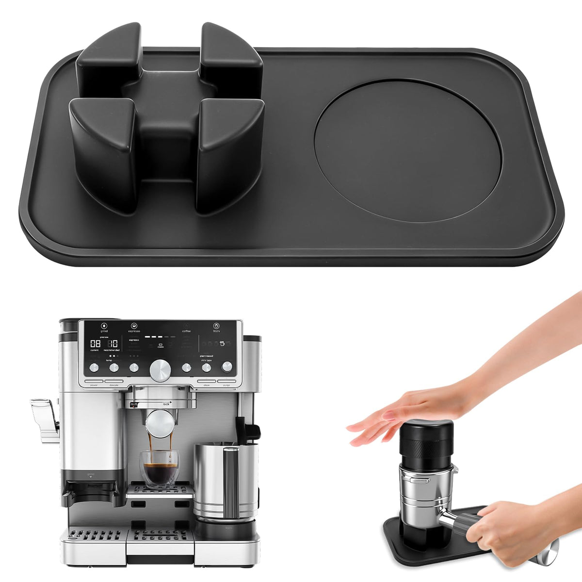 KCMOSGI tamping mat for Ninja Luxe ES601/ES701 with secure grip.