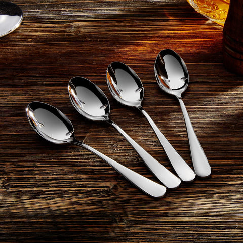 KEAWELL 18/10 stainless steel dining spoons resist rust for daily use.