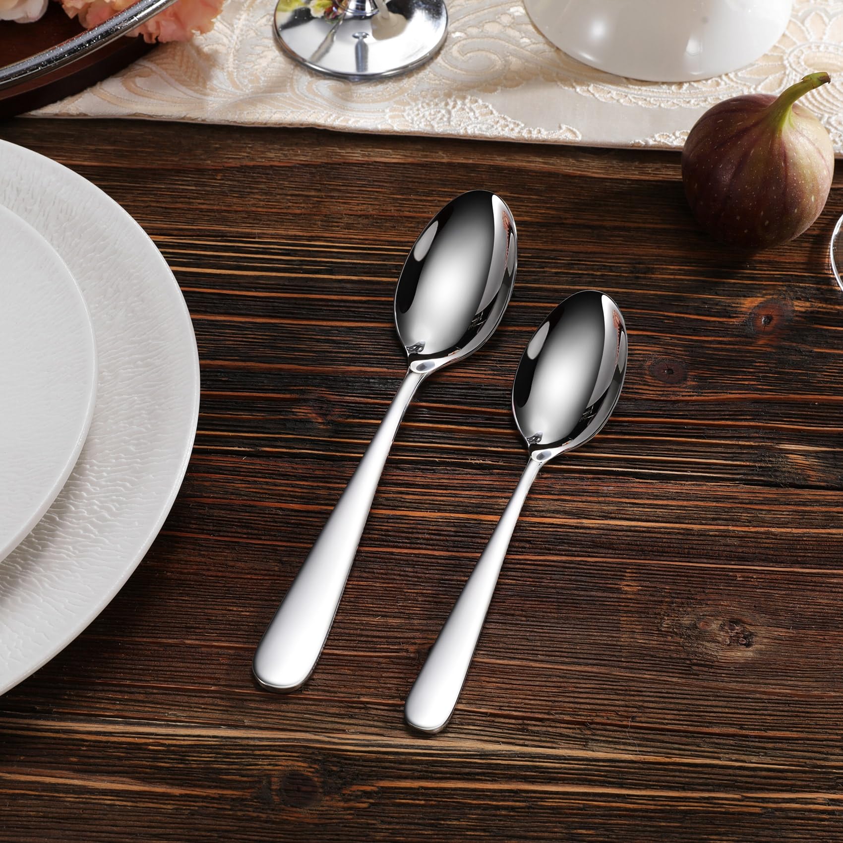 KEAWELL Balanced spoons offer comfortable weight and control in hand.