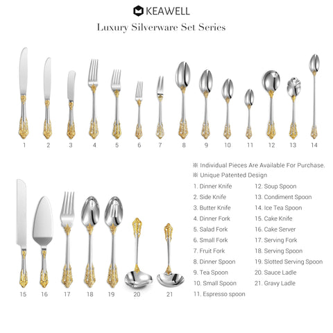 KEAWELL dishwasher-safe flatware for easy cleanup