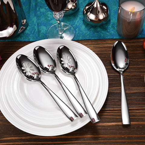 KEAWELL mirror finish reflects light, enhancing any table setting.