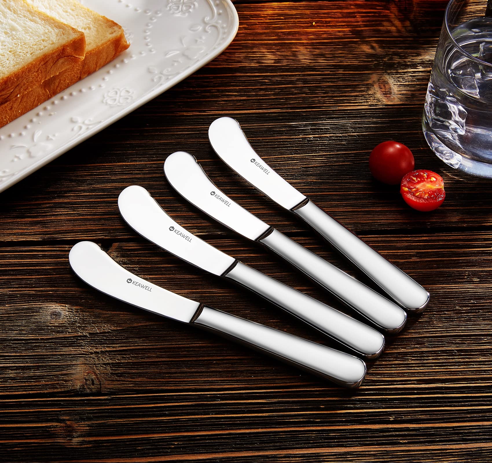 KEAWELL gift-boxed butter knives present a refined kitchen gift option.