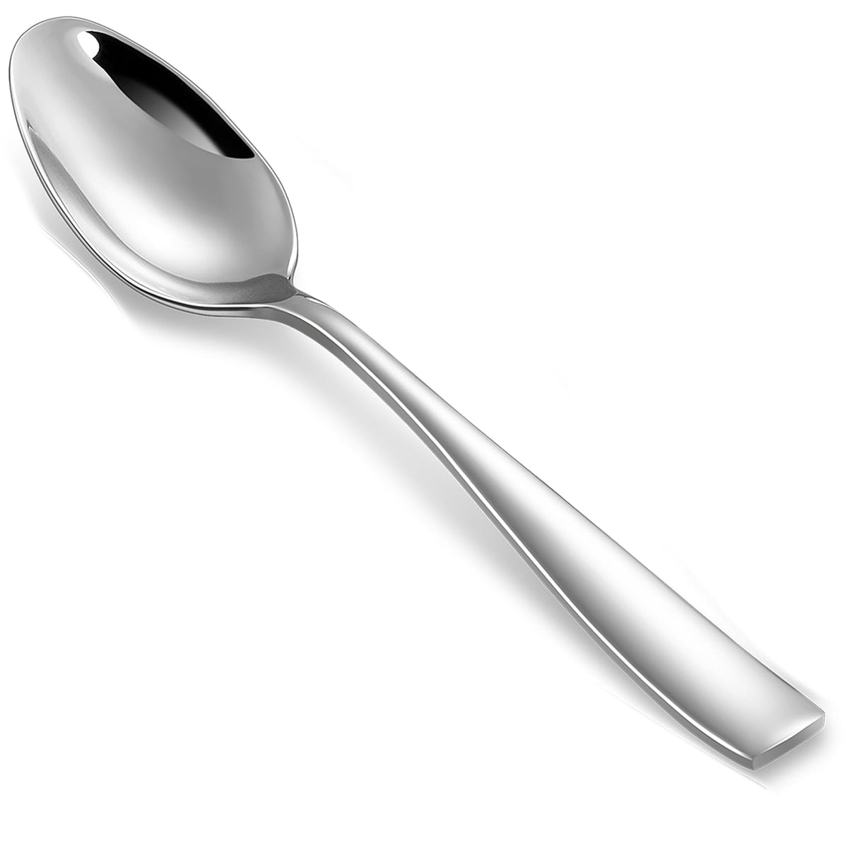 KEAWELL Louis spoon set dinner spoon full view showcases elegant shine for everyday meals.