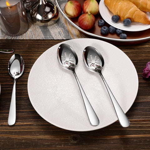KEAWELL Louise 18-10 shine close-up highlighting sleek, polished spoons