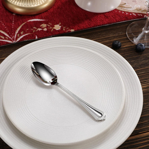 KEAWELL Pearl Edge table setting evokes refined dining ambiance.