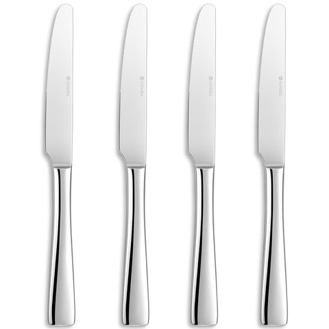 KEAWELL Premium 9.5-inch Louis dinner knives displayed as a full table set with durable stainless steel.