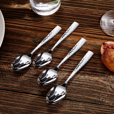 KEAWELL Louis hammered spoons dishwasher safe for easy cleanup