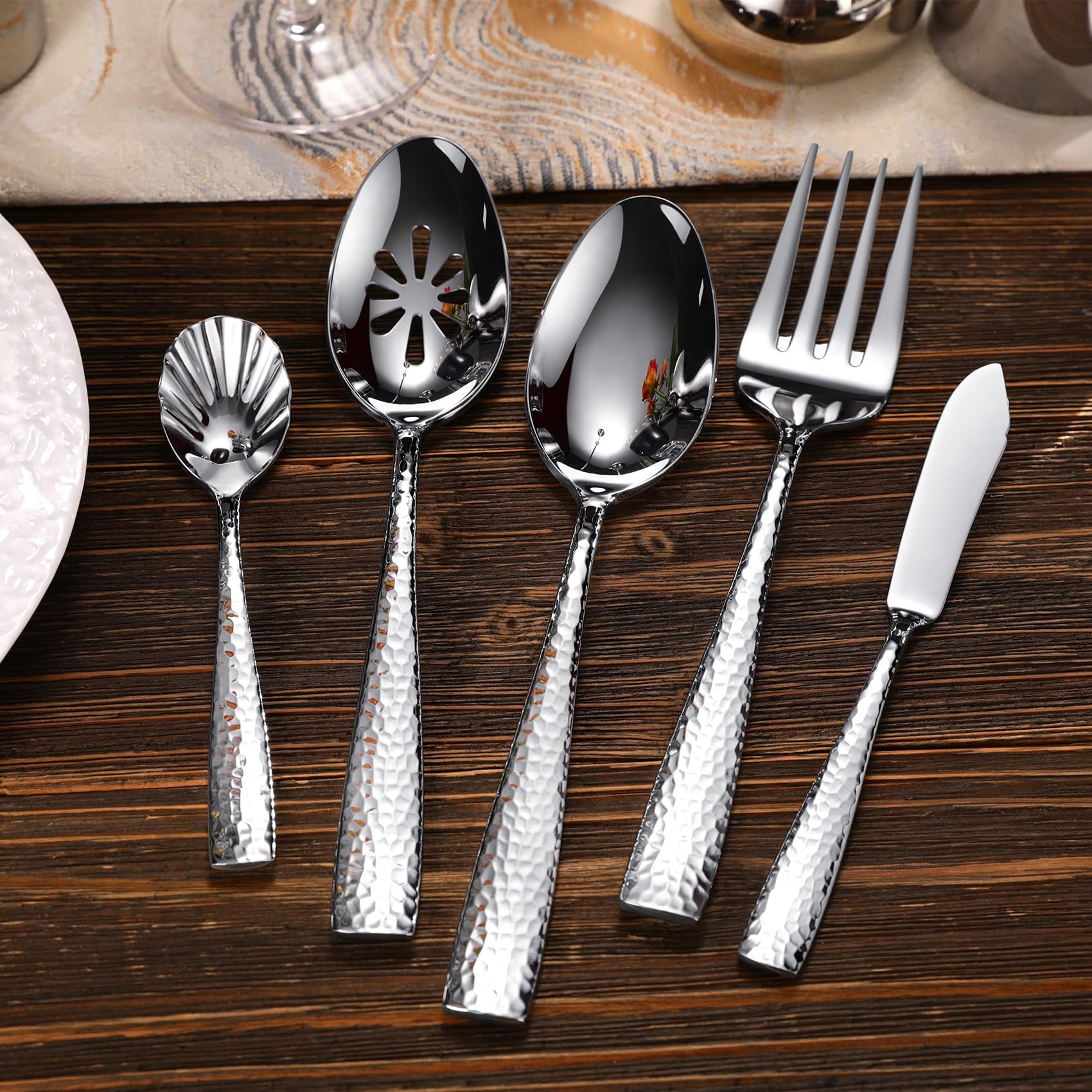 KEAWELL Louis hammered squared-edge detail reveals modern silhouette.