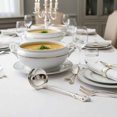 KEAWELL small 7.5-inch spoon balances weight for controlled pours.