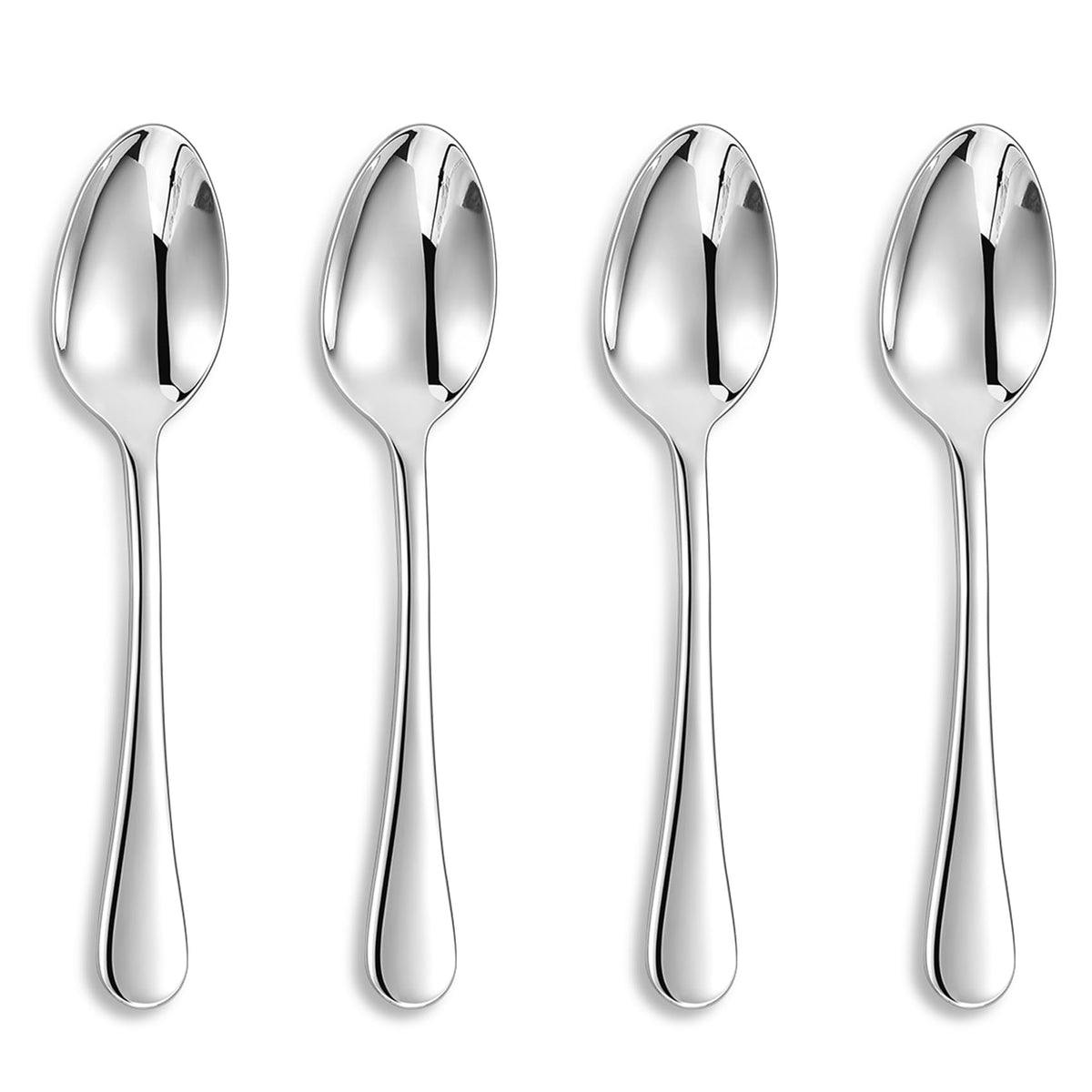 Keawell Verona teaspoons with a brilliant mirror finish for an elegant table setting.
