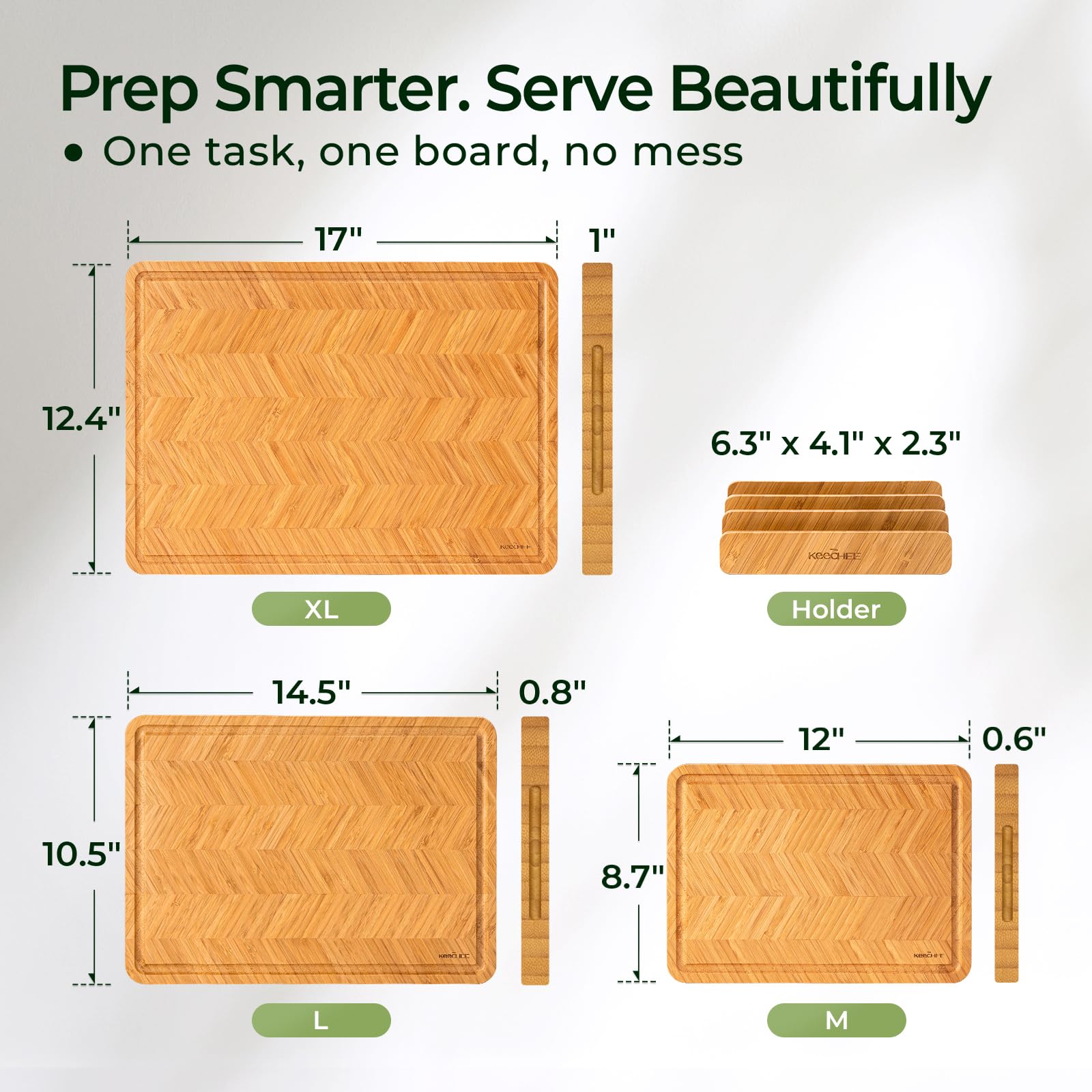 Keechee Atelier M slicing board suits quick chopping tasks