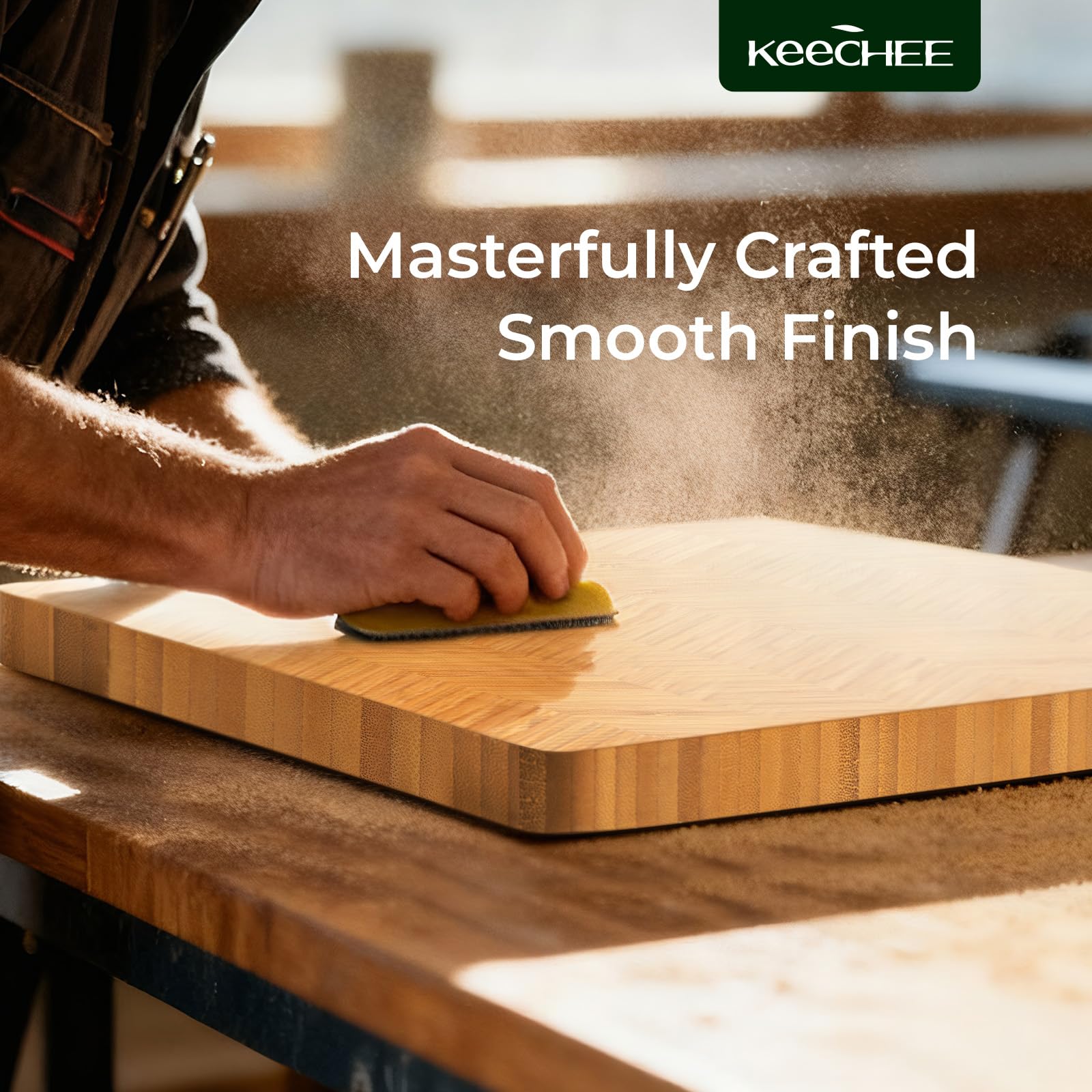 Keechee Atelier warm-toned wood adds refined kitchen aesthetics
