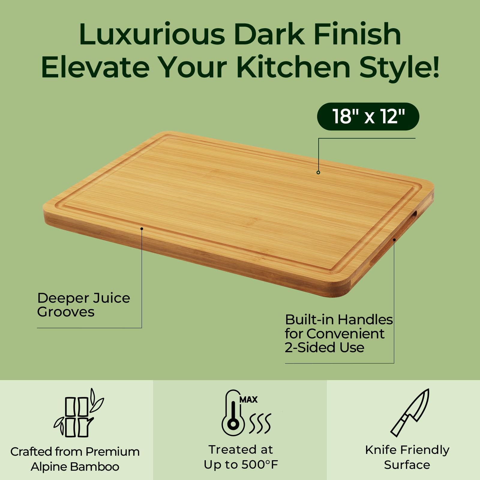 Keechee cross laminated bamboo design highlights durability and warp resistance.