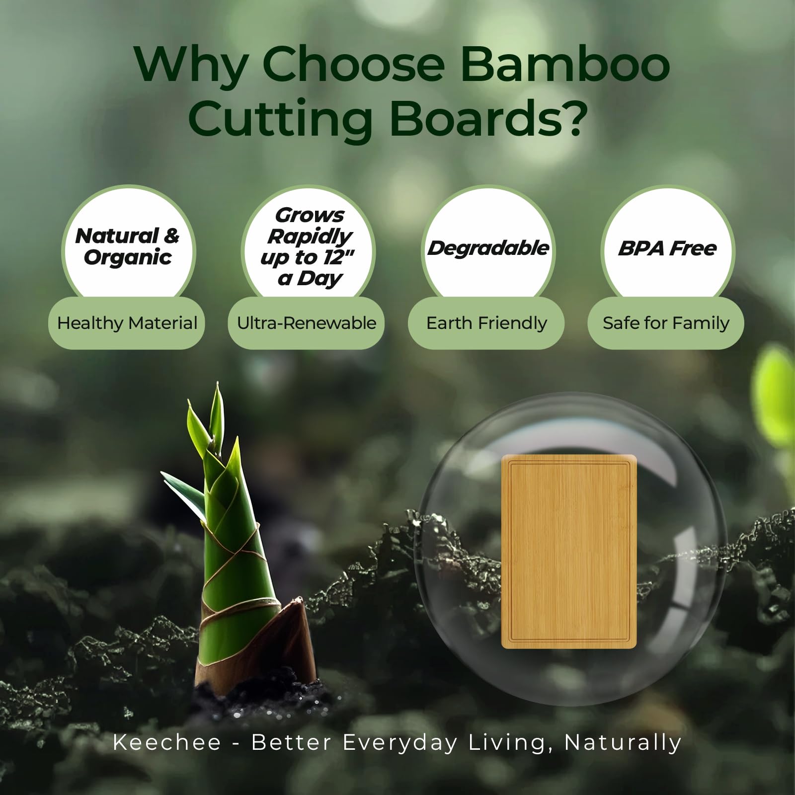 Keechee board low water absorption supports easy cleaning and long term look.