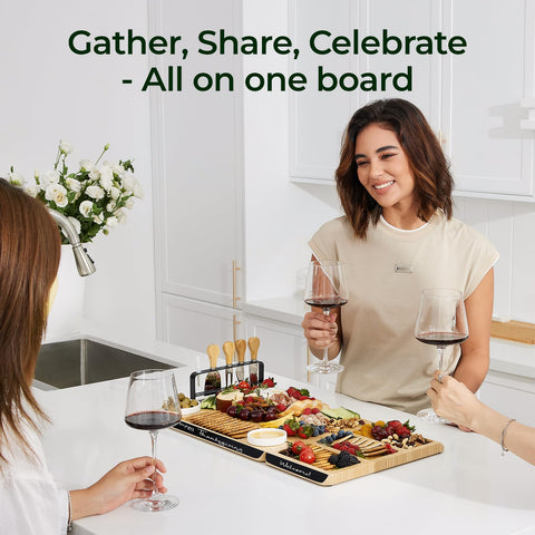 Keechee charcuterie board versatile for indoor and outdoor gatherings