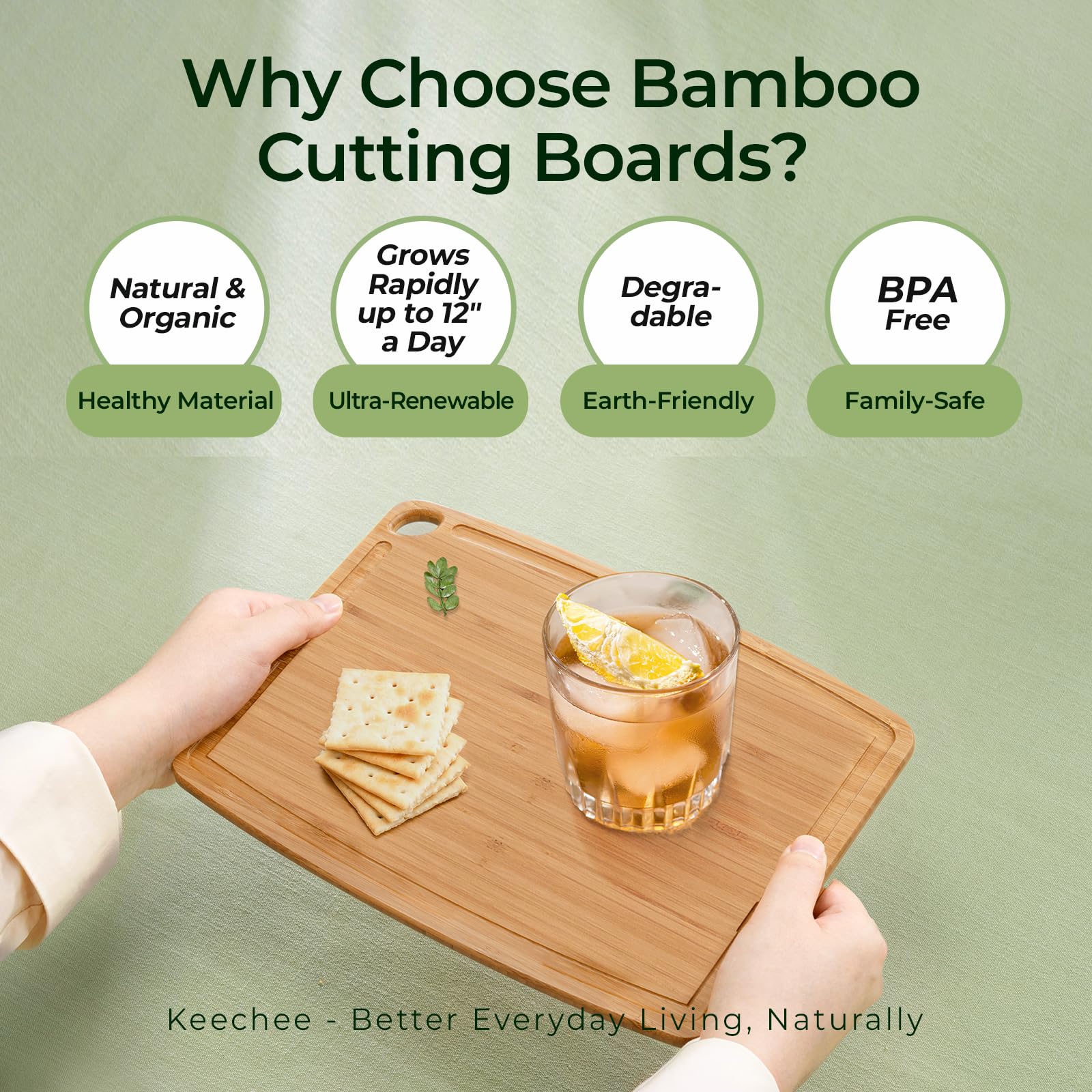 Keechee 1-year warranty and friendly support information card included.