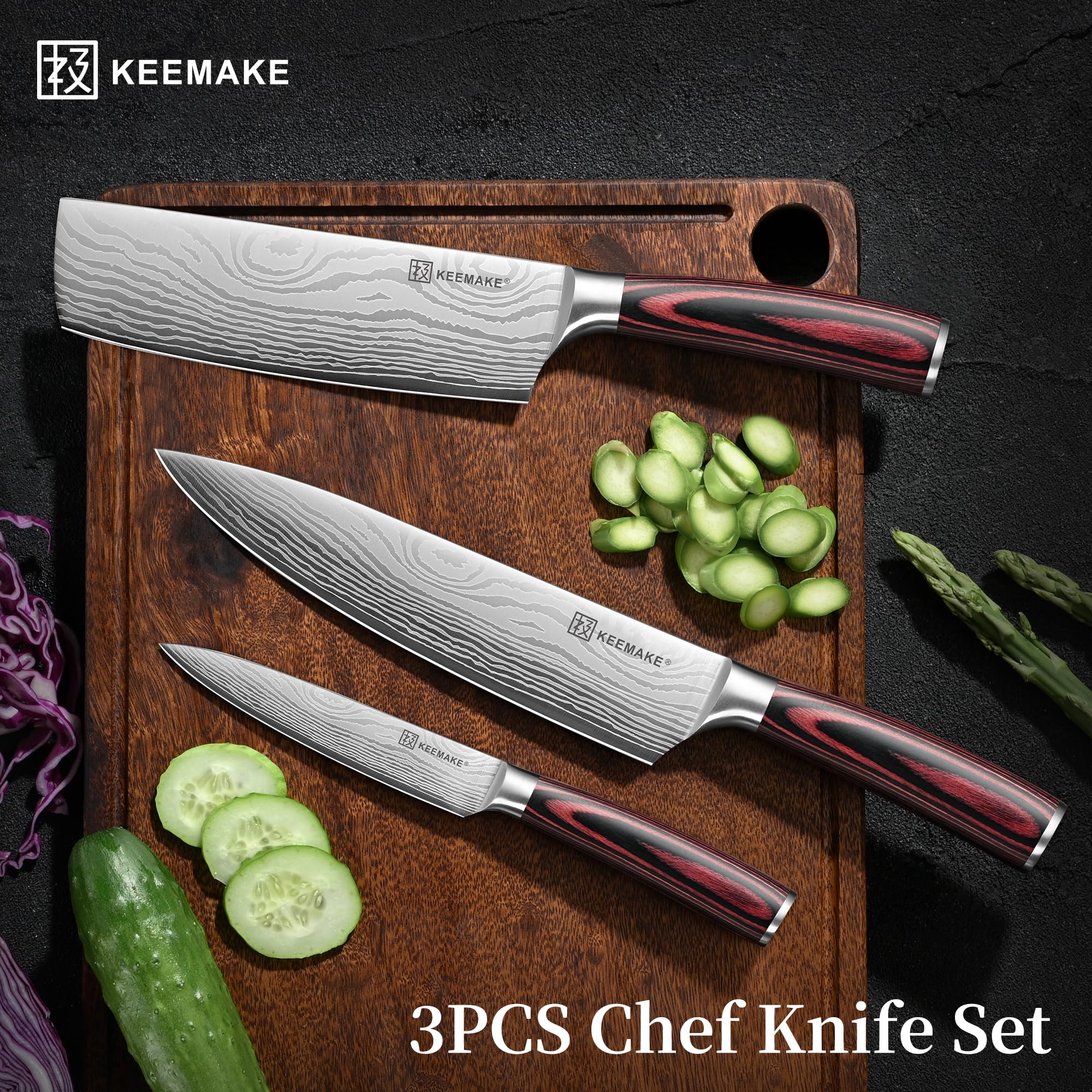 KEEMAKE 58RC high carbon stainless steel blade close up