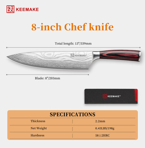 KEEMAKE versatile cutting action for chopping, dicing, slicing, mincing