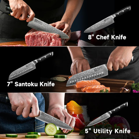 KEEMAKE G10 handle resists wear and maintains grip.