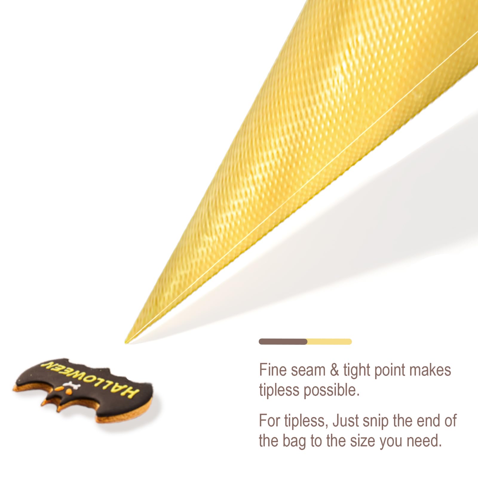 Keenpioneer bags with anti-slip texture for comfortable grip during decorating